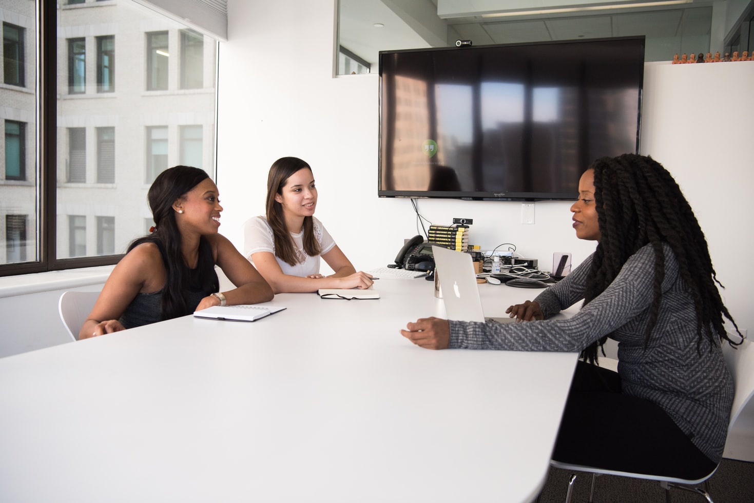 women talking