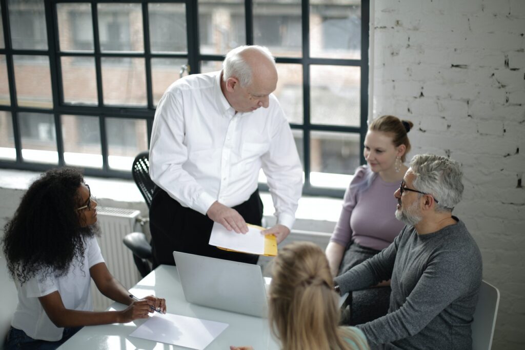 people in meeting